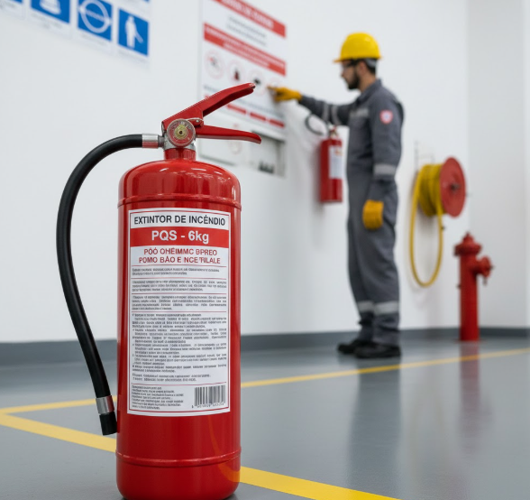 Extintor de Incêndio Pó Químico 6kg: Proteção Essencial, Segurança e Conformidade Legal